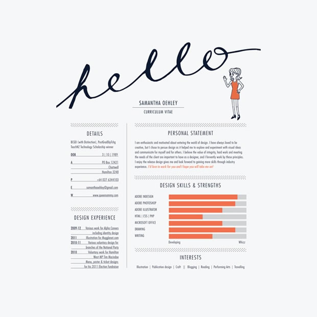 Sam Oehley Creative CV